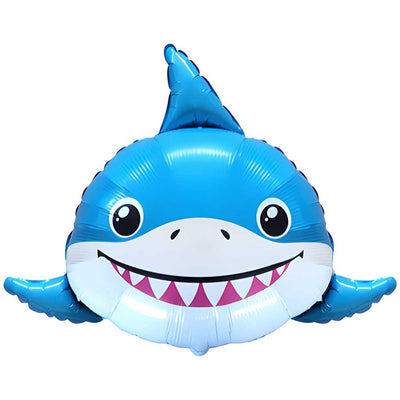 LA Balloons 31 inch SHARK HEAD Foil Balloon 401724-PB-U