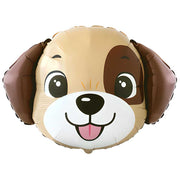 LA Balloons 29 inch DOG HEAD Foil Balloon 401725-PB-U