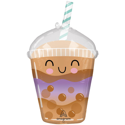 Anagram 29 inch SIPPY FRIENDS BOBA TEA Foil Balloon 47915-01-A-P