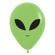 Sempertex 11 inch ALIEN - DELUXE KEY LIME GREEN Latex Balloons