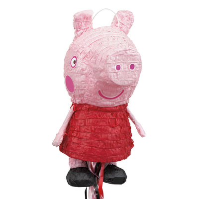 Unique 18 inch PEPPA PIG 3D PULL PINATA Pinatas 66996-UN