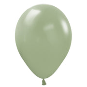 Sempertex 5 inch SEMPERTEX DELUXE EUCALYPTUS GREEN Latex Balloons 51360-B
