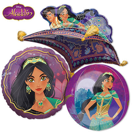 Aladdin & Jasmine Balloons Aladdin & Jasmine balloons and partyware