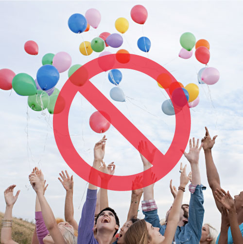 Dont Release Helium Balloons