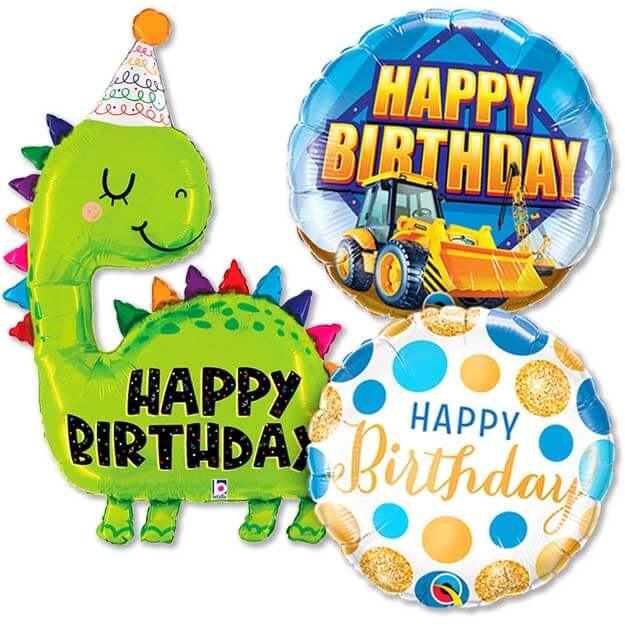 Happy Birthday Boy Balloons