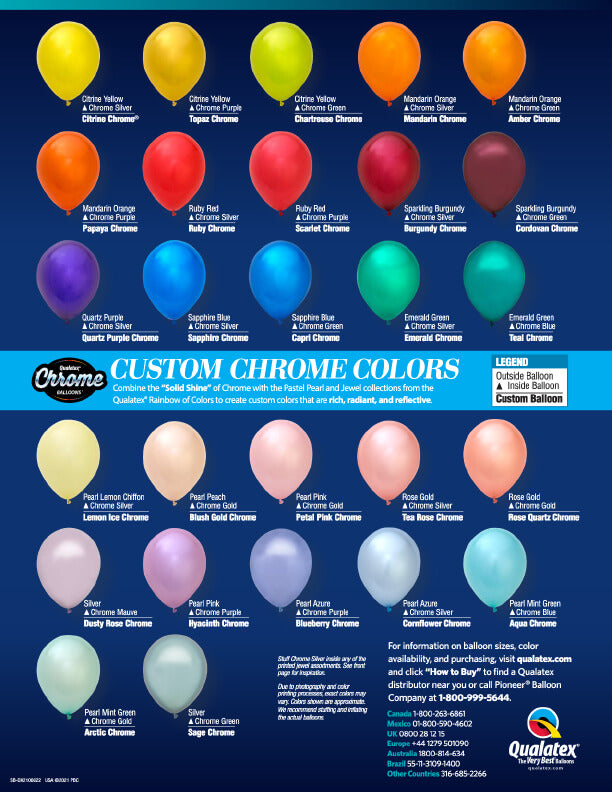 Qualatex Custom Chrome Colors Qualatex Custom Chrome Colors