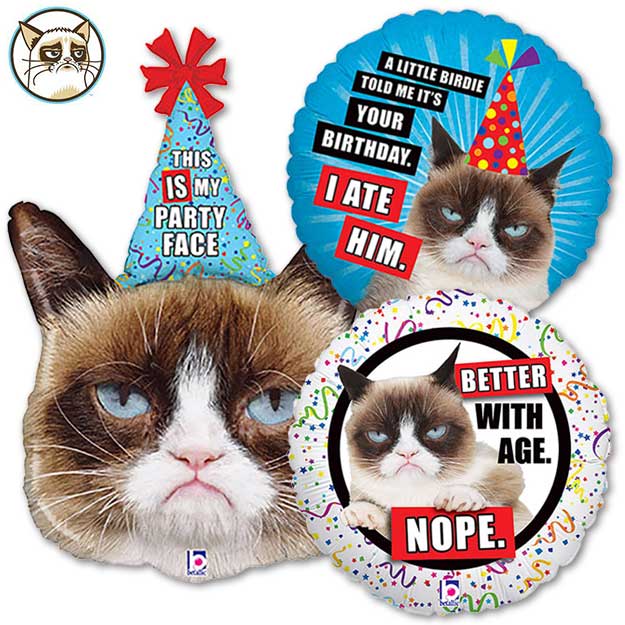 Grumpy Cat Balloons Grumpy Cat Balloons