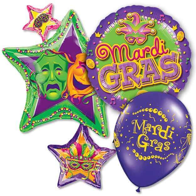 Mardi Gras Balloons Mardi Gras Balloons