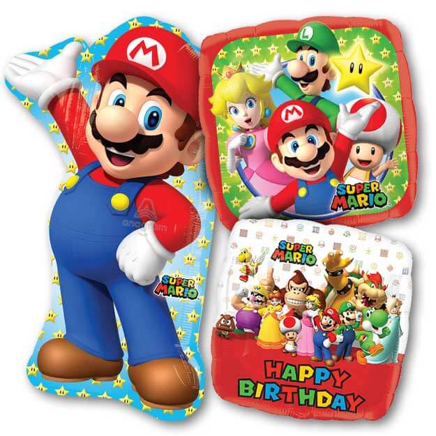 Mario Bros. Balloons Super Mario Brothers Balloons