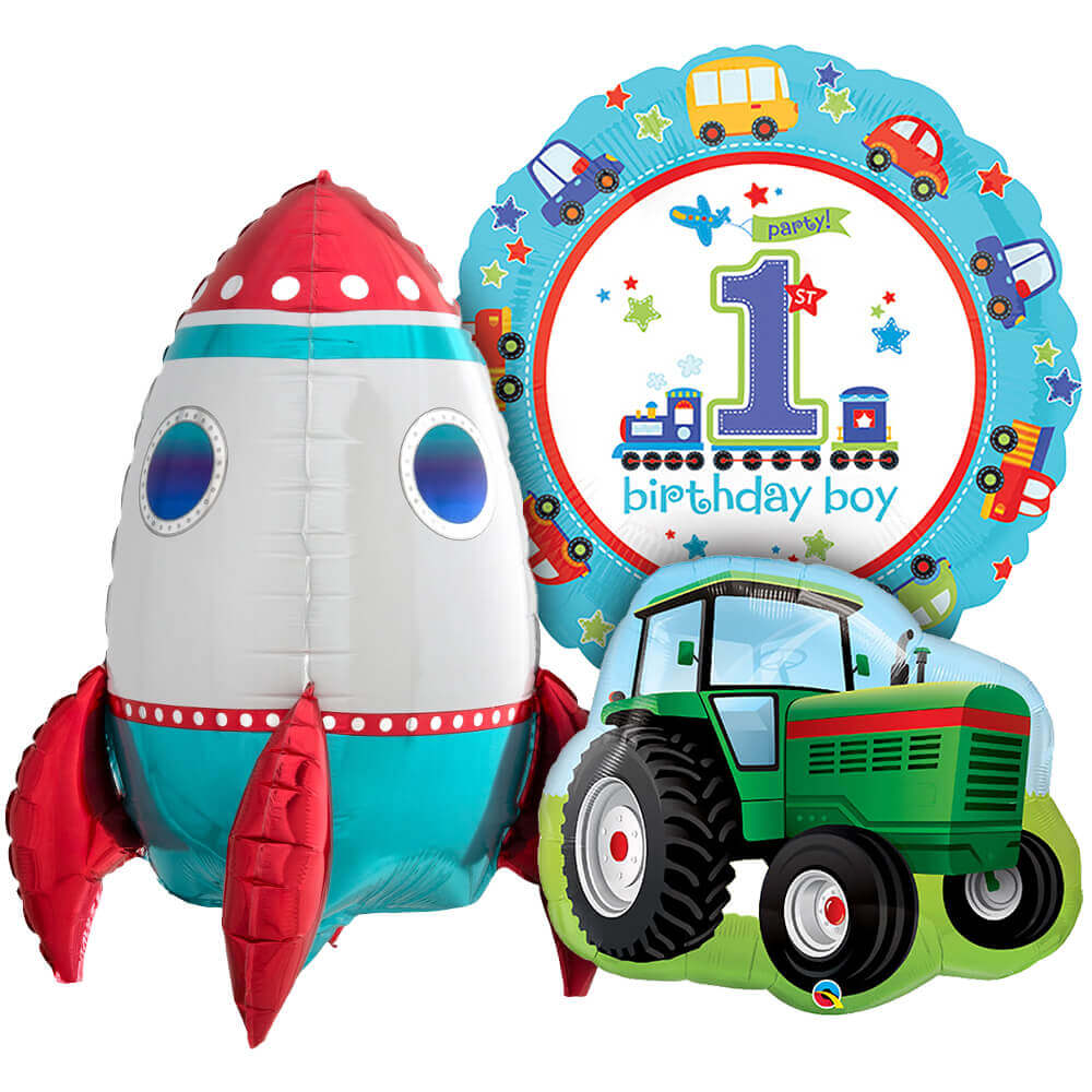 Planes Trains and Automobiles Balloons