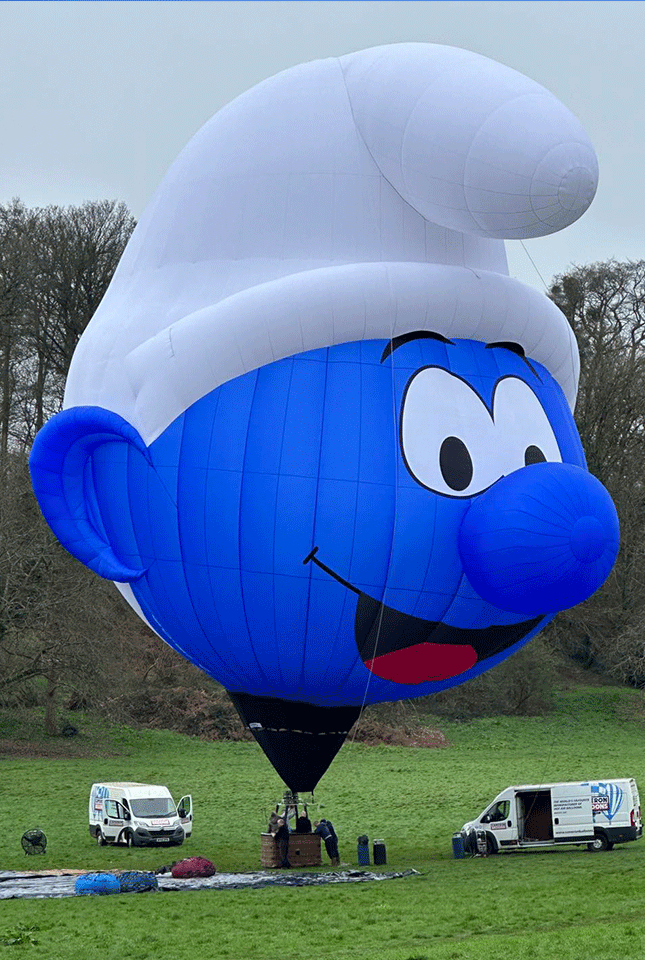 Smurf Balloon