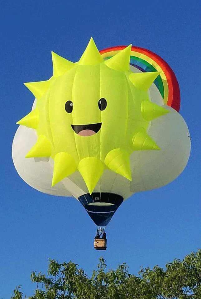 sun hotairballoon